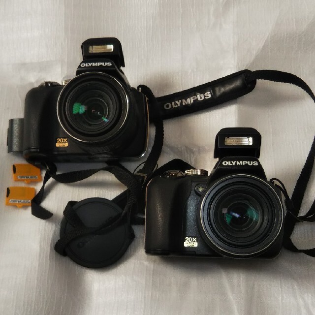 OLYMPUS(オリンパス)のオリンパス SP-565UZ 2台セット動作品  単３電池駆動 スマホ/家電/カメラのカメラ(コンパクトデジタルカメラ)の商品写真