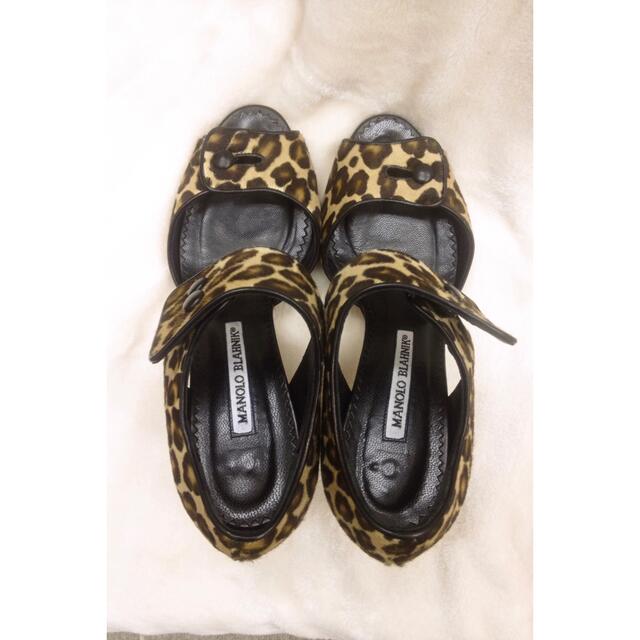 なスティレ MANOLO サンダル パンプス レオパードの通販 by RIKO's