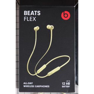 Beats Flex ワイヤレスイヤフォン – ユズイエロー(ヘッドフォン/イヤフォン)