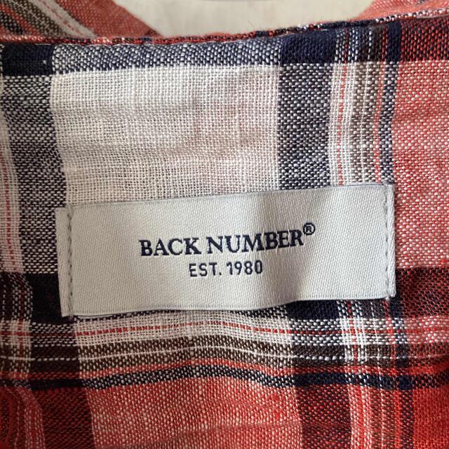 BACK NUMBER(バックナンバー)のBACK NUMBER リネンブラウス レディースのトップス(シャツ/ブラウス(長袖/七分))の商品写真