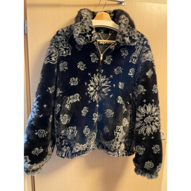 Supreme Bandana Faux Fur Bomber Jacket