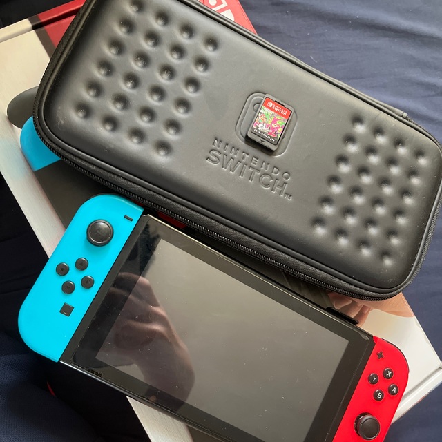 任天堂Switch 本体 ケース スプラトゥーン2  Joy-Con難あり