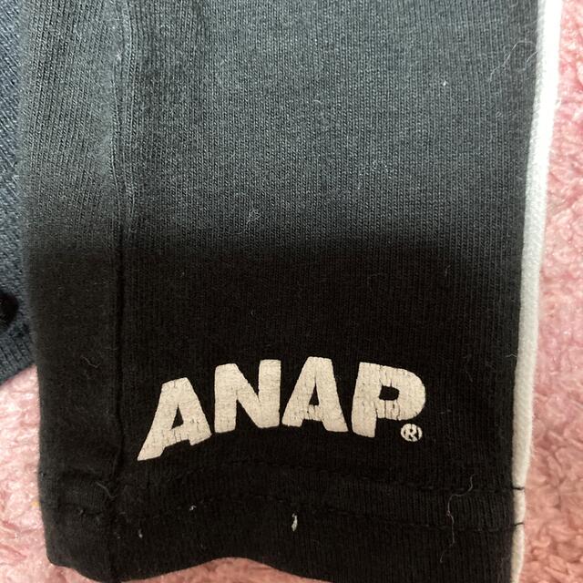 ANAP Kids(アナップキッズ)のANAP パンツ　デニム 黒　90cm キッズ/ベビー/マタニティのキッズ服男の子用(90cm~)(パンツ/スパッツ)の商品写真