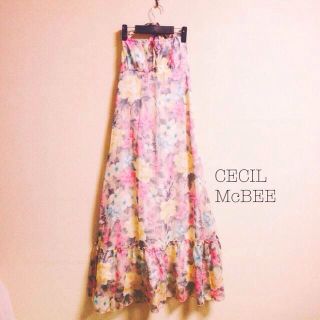 セシルマクビー(CECIL McBEE)のCECILMcBEEマキシワンピース(ロングワンピース/マキシワンピース)