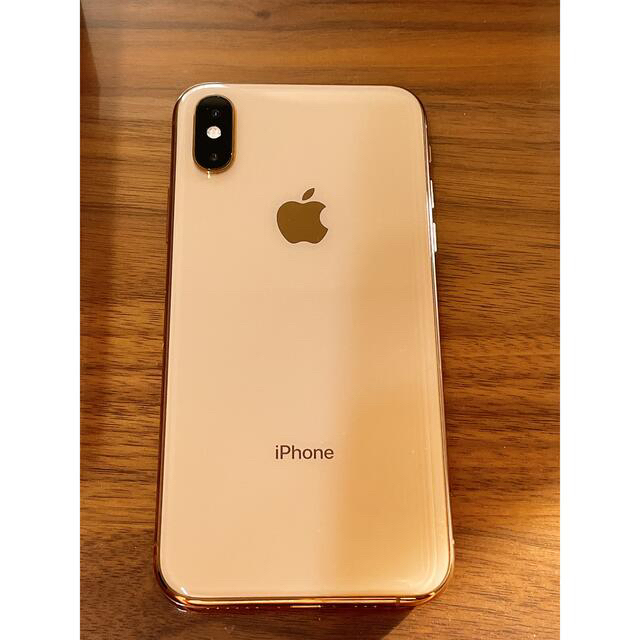 美品】iPhone XS Gold 256GB SIMフリー-