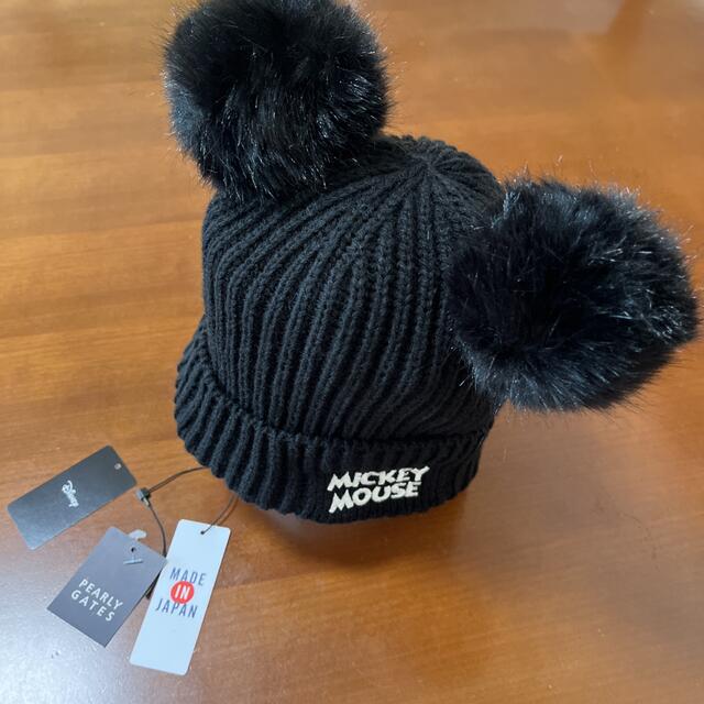 パーリーゲイツ ユニセックス2021ミッキーマウスコラボ限定　完売　ニット帽 | フリマアプリ ラクマ