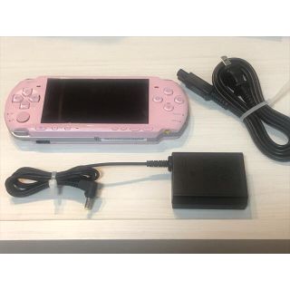 プレイステーションポータブル(PlayStation Portable)の【美品】SONY PSP-3000本体 ブロッサム・ピンク ZP(携帯用ゲーム機本体)