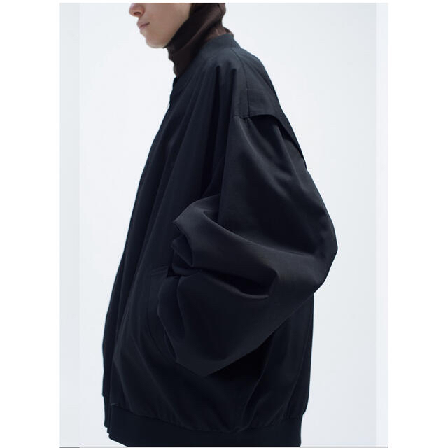 URU/ウル COTTON POPLIN ZIP UP BLOUSON