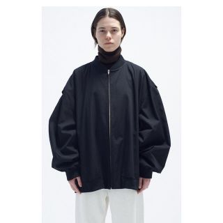 サンシー(SUNSEA)のURU/ウル COTTON POPLIN ZIP UP BLOUSON (ブルゾン)