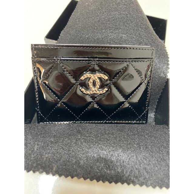 シャネル CHANELブリリアント マトラッセ エナメルブラック