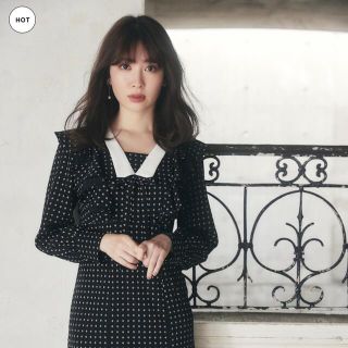 スナイデル(SNIDEL)の【Her lip to】Costes Midi Dress(ひざ丈ワンピース)