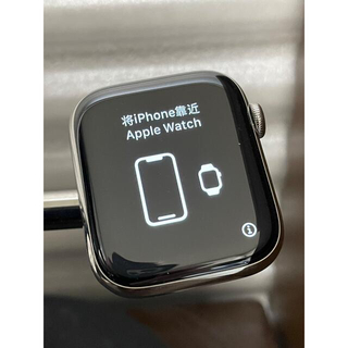 アップルウォッチ(Apple Watch)のApple Watch series6  44mm ステンレス　Care加入済み(腕時計(デジタル))