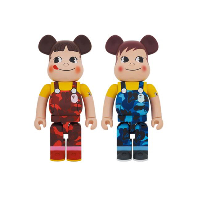 BE@RBRICK BAPE (R) × ペコちゃん & ポコちゃん 1000％ハンドメイド