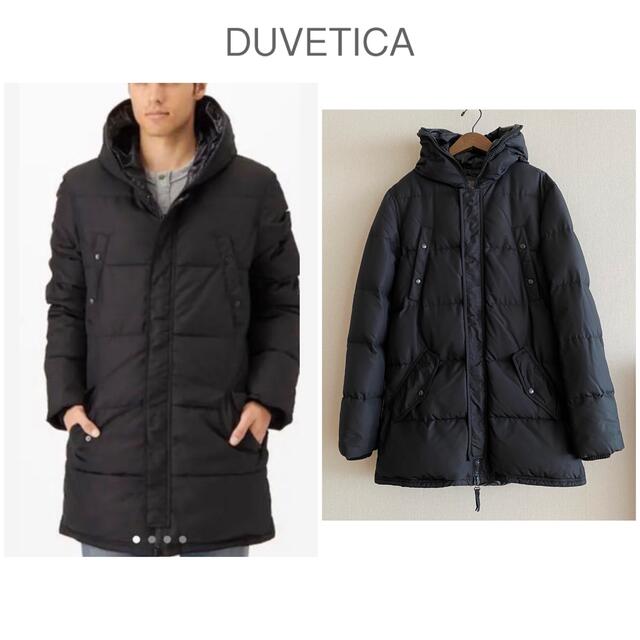 美品 DUVETICA デュベティカ ナイロン ダウンジャケット 48 ブラック