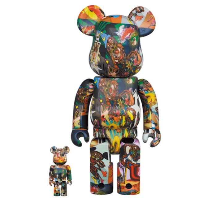 BE@RBRICK 田名網敬一 MICKEY MOUSE 400% 100%おもちゃ