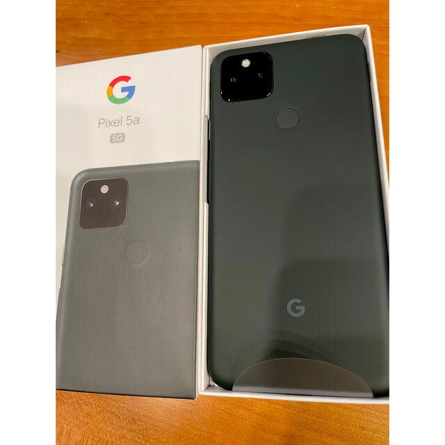 Google Pixel(グーグルピクセル)のGoogle Pixel 5a 5G 128GB Mostly ブラック スマホ/家電/カメラのスマートフォン/携帯電話(スマートフォン本体)の商品写真