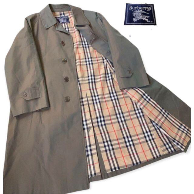 美発色】玉虫色BURBERRY´Sステンカラーコート-