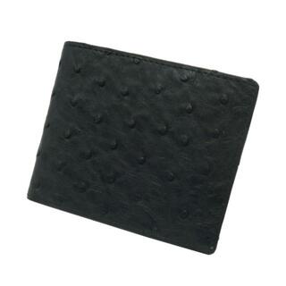 オーストリッチ 財布 無双 大容量 メンズ 二つ折りSOW-A297DS(折り財布)