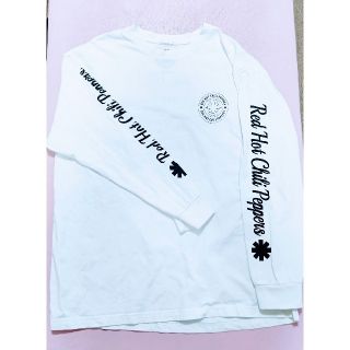 ジーユー(GU)のRed Hot Chili Peppers 長袖 Tシャツ 白 XL 送料無料(Tシャツ/カットソー(七分/長袖))