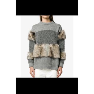 ステラマッカートニー(Stella McCartney)のステラマッカートニー　エコファーニット　38 美品(ニット/セーター)