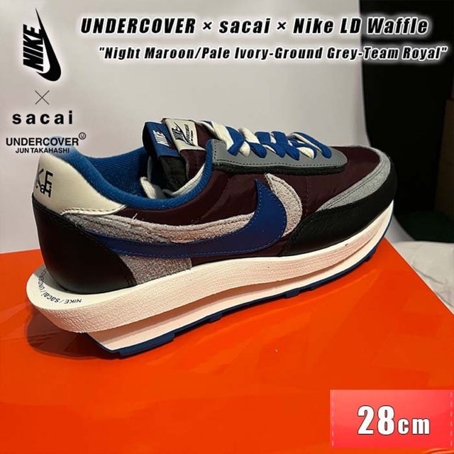 靴/シューズUNDERCOVER × sacai × Nike LD Waffle