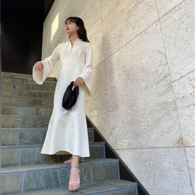 L'Or】Flare Sleeve Dress 2