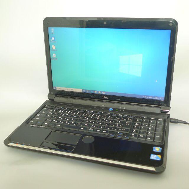 ブラック ノートPC AH550/5B 4GB 500G Blu-ray 無線