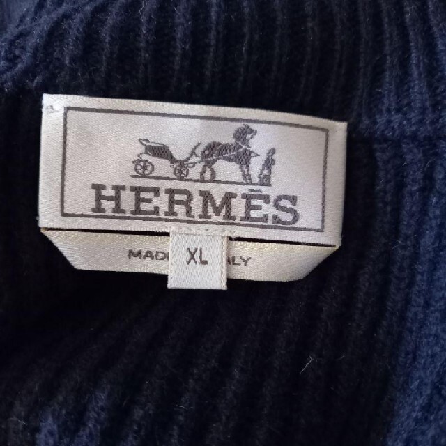 Hermes(エルメス)の【環七様専用】☆HERMES　エルメス　ニット　高級　美品　XL　正規品 メンズのトップス(ニット/セーター)の商品写真
