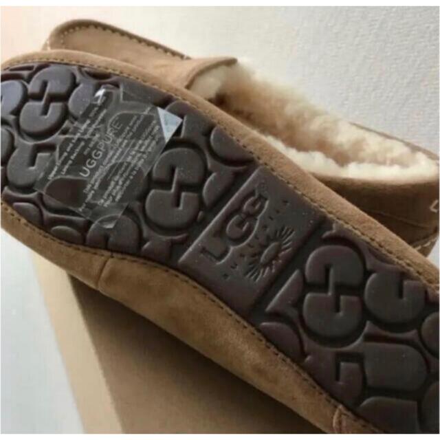 新作 ウォータープルーフ UGG アンスレー モカシン チェスナット US7