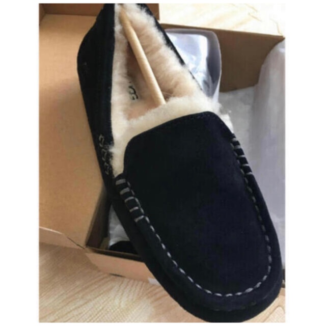 UGG - 新作 ウォータープルーフ UGG アンスレー モカシン ブラック US8