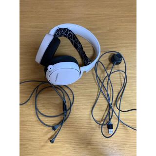 SteelSeries Arctis 5 white ヘッドセット(ヘッドフォン/イヤフォン)