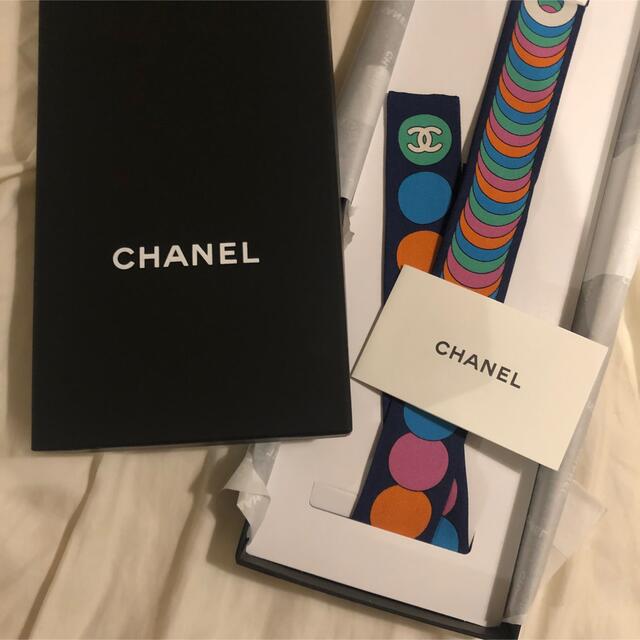 CHANEL(シャネル)の【新品・未使用】CHANELスカーフ　シルクツイル レディースのファッション小物(バンダナ/スカーフ)の商品写真