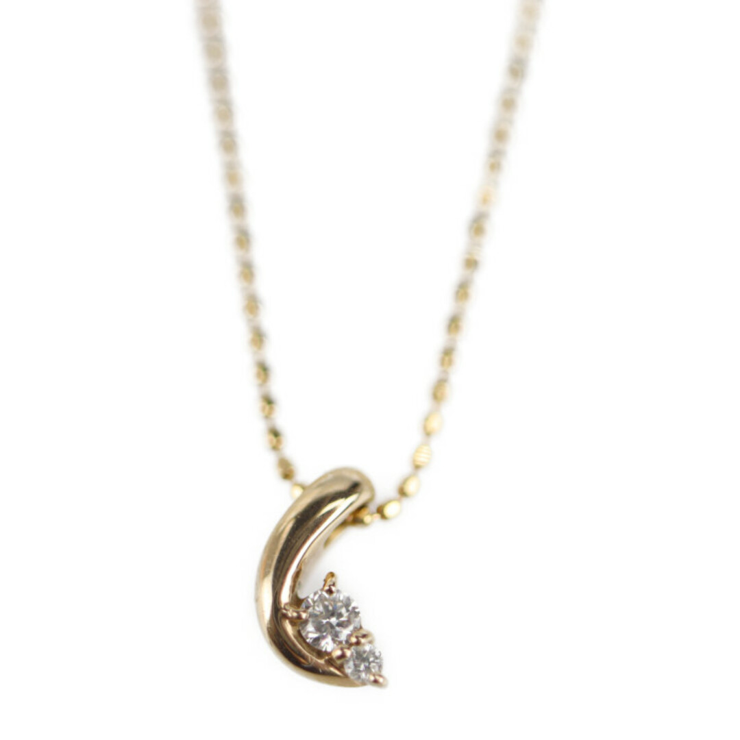 courreges クレージュ ネックレス K18イエローゴールド ダイヤモンド 0.06ct YG ペンダント 【本物保証】ネックレス