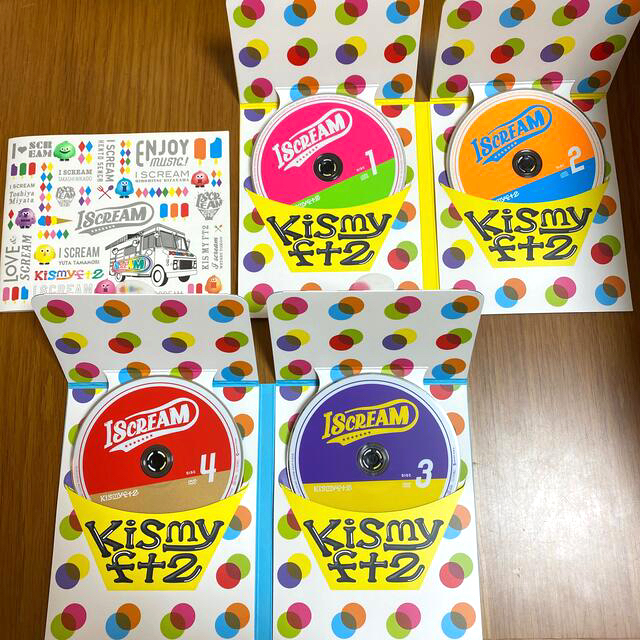 Kis-My-Ft2(キスマイフットツー)のKis-My-Ft2　I SCREAM　2CD+2DVD  4cup盤 エンタメ/ホビーのCD(ポップス/ロック(邦楽))の商品写真