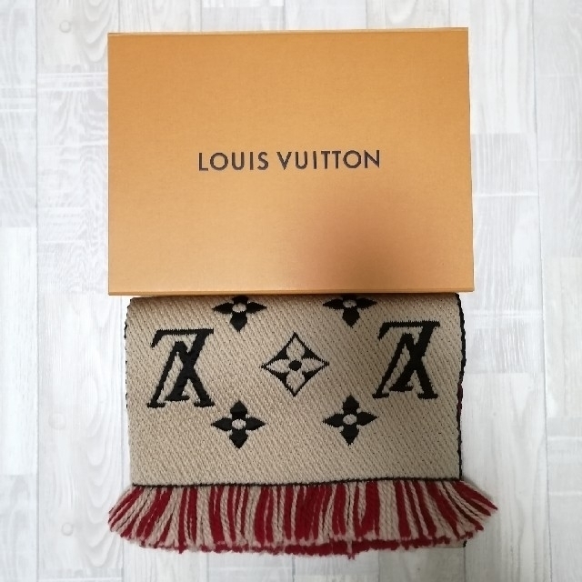 LOUIS VUITTON  【マフラー】ロゴマニア ドュオ リバーシブルマフラー