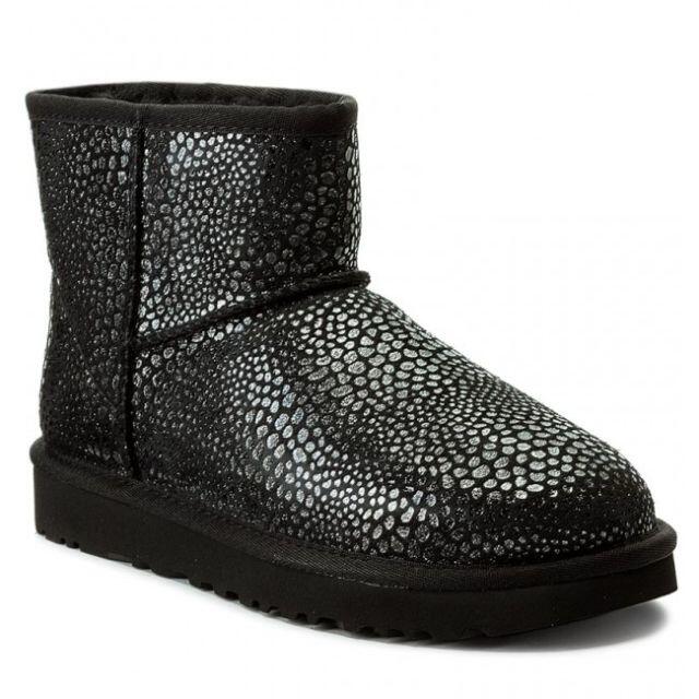 【新品特価】UGG CLASSIC MINI GLITZY　アグ　23㎝