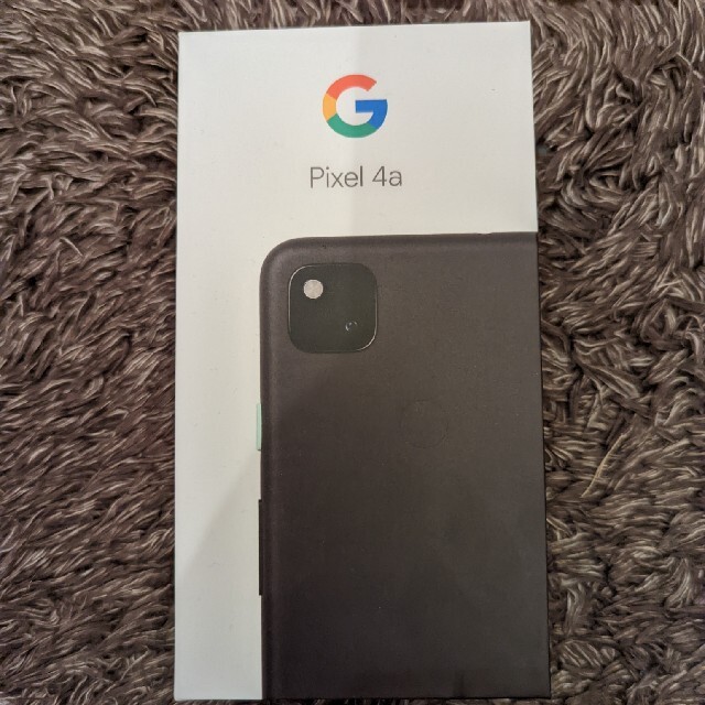 Google Pixel(グーグルピクセル)のPixel4a 128GB Just Black SIMフリー 箱付属品付き スマホ/家電/カメラのスマートフォン/携帯電話(スマートフォン本体)の商品写真