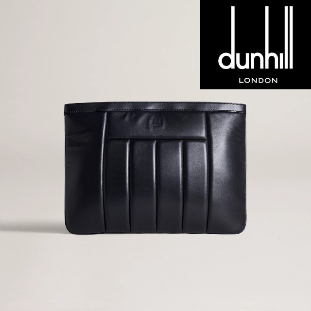 【新品未使用】ダンヒルdunhill クラッチバッグ コンコース ブラック