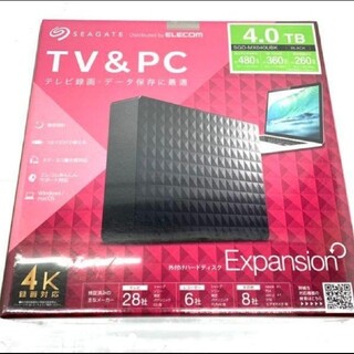 1台外付けHDD 4tb 　TV録画　PCデータ保存に　SGD-MX040UBK(PC周辺機器)