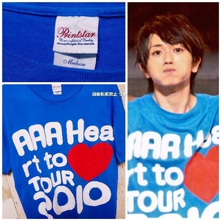 トリプルエー(AAA)の【商品説明欄必読】 2010 Heart to tour AAA Tシャツ(ミュージシャン)