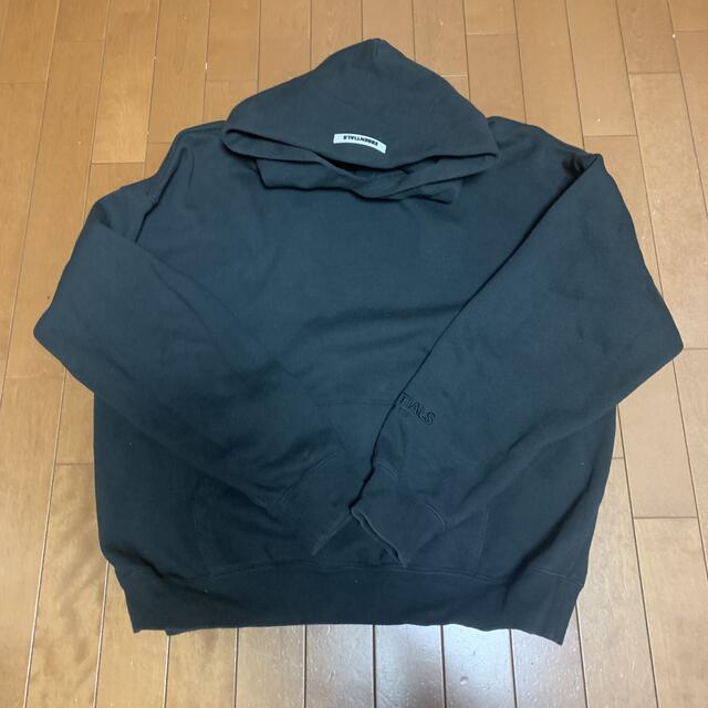 Essential(エッセンシャル)の Essentials 3M Pullover パーカー　ブラック メンズのトップス(パーカー)の商品写真