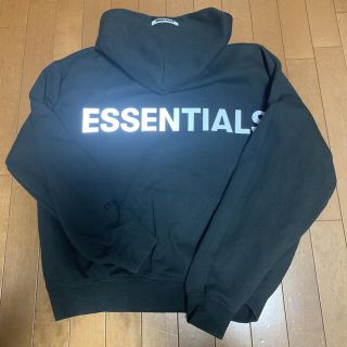 エッセンシャル(Essential)の Essentials 3M Pullover パーカー　ブラック(パーカー)