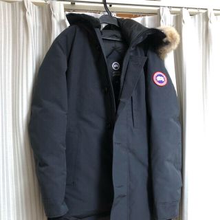 カナダグース(CANADA GOOSE)のCANADA GOOSE   JASPER ネイビー　Lサイズ(ダウンジャケット)