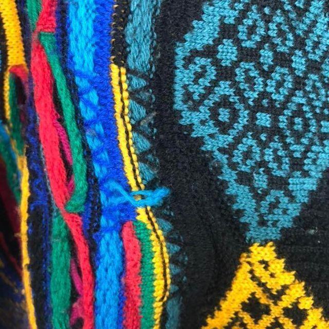 希少 クージーCOOGI マルチカラー ウール 3Dニット セーターレディース LC Waikiki デザイン3Dニット アクリル ウール マルチカラー
