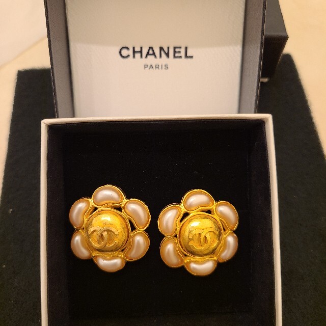 25%OFF】 CHANEL シャネルココマーク✨ヴィンテージ ゴールド