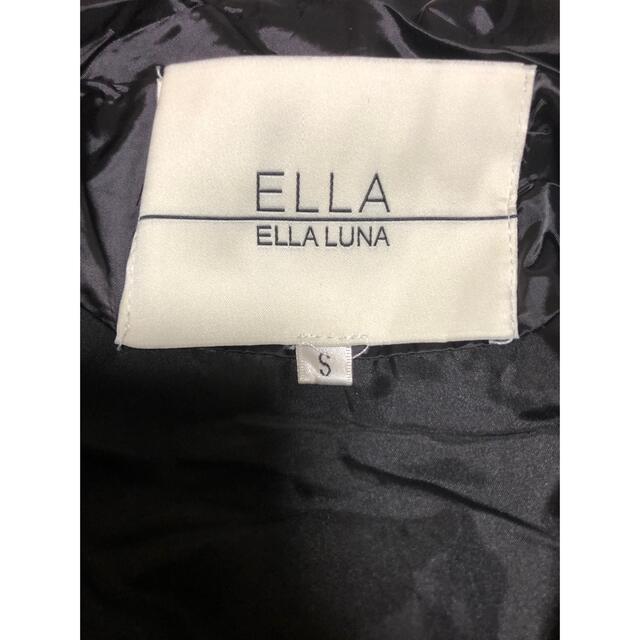 12万【ELLA LUNA エラルナ 】高級ラインダウン×レザー異素材ジャケット 3