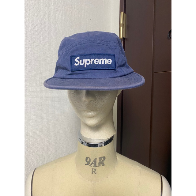 supreme military camp cap navy FW18