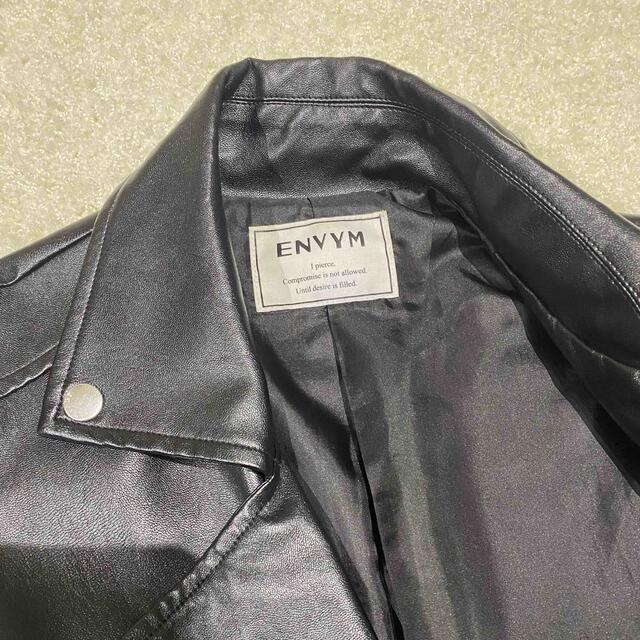 ENVYM(アンビー)のENVYM♡ライダース レディースのジャケット/アウター(ライダースジャケット)の商品写真