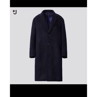 ユニクロ(UNIQLO)の【☆超希少品☆】 +J カシミヤブレンドオーバーサイズチェスターコート ブラック(チェスターコート)