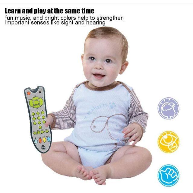 赤ちゃんの音楽テレビのリモコン、幼児の運動能力のための学習 キッズ/ベビー/マタニティのおもちゃ(知育玩具)の商品写真